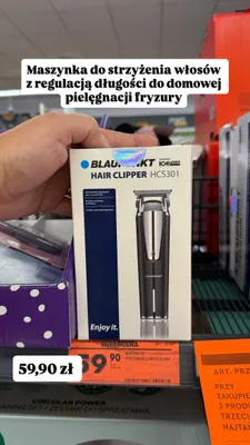 Maszynka do strzyżenia włosów Blaupunkt HCS301 promocja w Biedronka