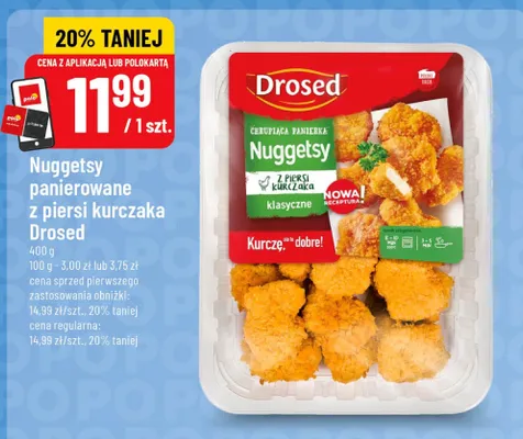 Nuggetsy panierowane z piersi kurczaka promocja w POLOmarket