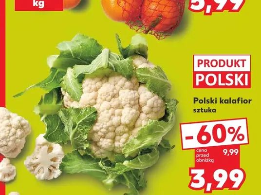 Kalafior polski promocja w Kaufland