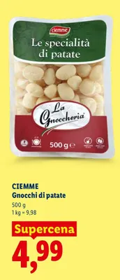 Gnocchi di patate Ciemme promocja w Lidl