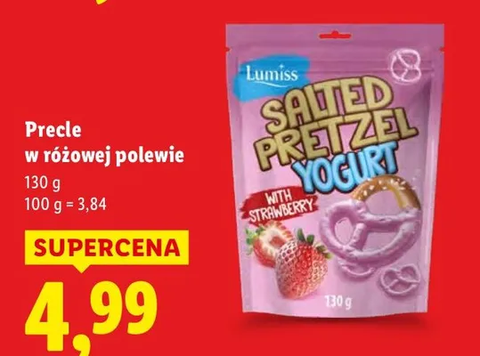 Precle w różowej polewie promocja w Lidl