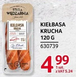 Kiełbasa krucha Stara Wędżarnia 120 g promocja w Selgros