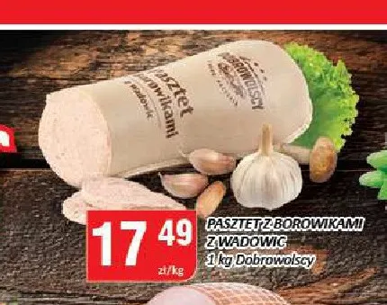 Pasztet z borowikami z Wadowic Dobrowolscy promocja w Chorten