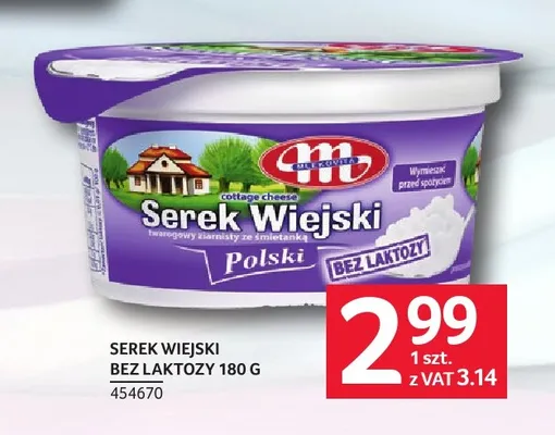 Serek wiejski bez laktozy Mlekovita promocja w Selgros