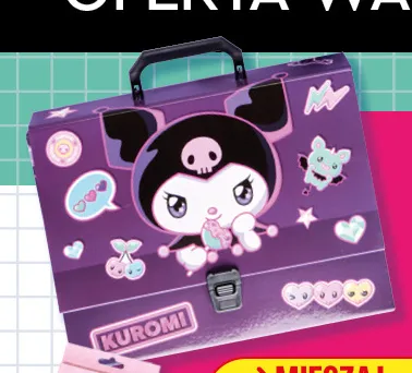 Teczka z rączką Kuromi promocja w Biedronka