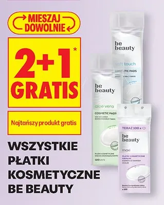Płatki kosmetyczne Be Beauty promocja w Biedronka