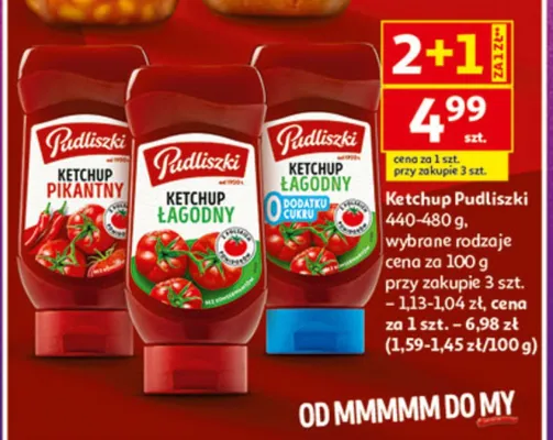 Ketchup Pikantny, Łagodny promocja w Auchan