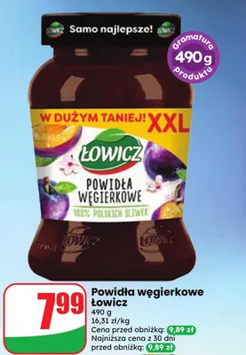 Powidła węgierkowe Łowicz promocja w Dino