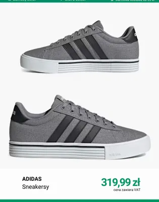Sneakersy Adidas promocja w Deichmann