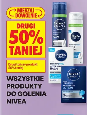 Produkty do golenia NIVEA promocja w Biedronka