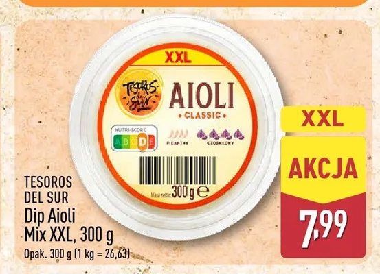 Dip Aioli Mix XXL Tesoros del Sur promocja w Aldi