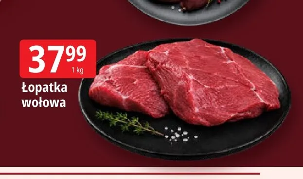Łopatka wołowa promocja w Leclerc