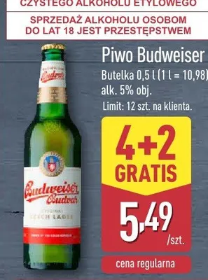 Piwo Budweiser promocja w Aldi