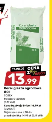 Kora iglasta ogrodowa Sobex promocja w Bricomarche
