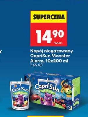 Napój niegazowany Capri-Sun Monster Alarm 10-pak 200 ml promocja w Biedronka