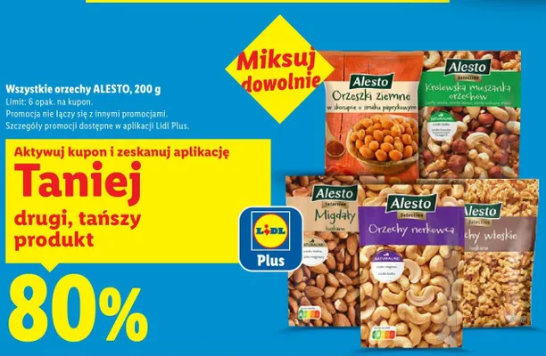 Orzechy 200 g promocja w Lidl