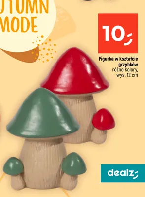 Figurka w kształcie grzybków promocja w Dealz