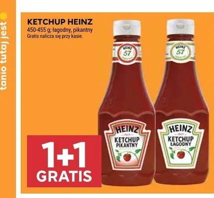 Ketchup Heinz pikantny promocja w Stokrotka