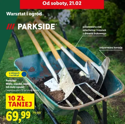 Mały szpadel promocja w Lidl