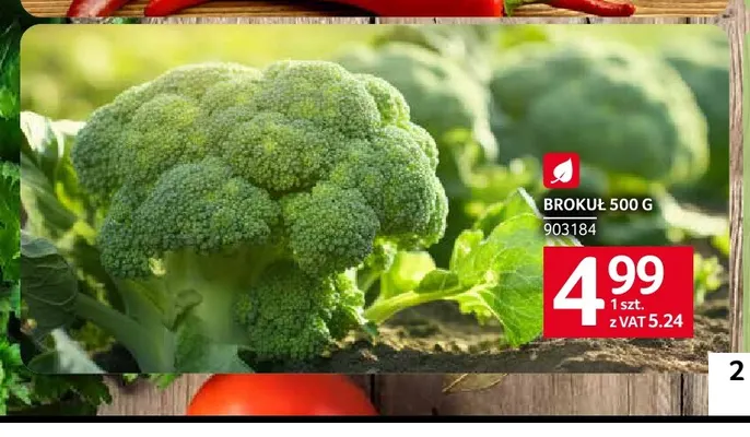 Brokuł promocja w Selgros