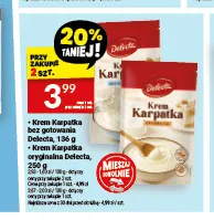 Krem Karpatka oryginalna Delecta promocja w Twój Market