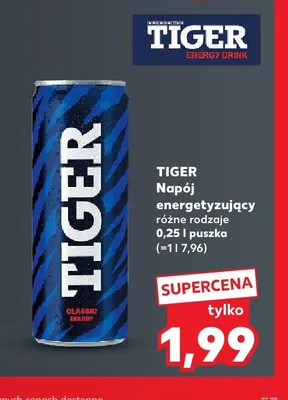 Napój energetyzujący Tiger promocja w Kaufland
