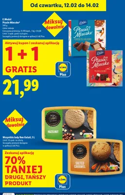 Ptasie Mleczko czekoladowe różne rodzaje promocja w Lidl