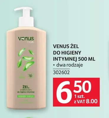 Żel do higieny intymnej Venus Fresh promocja w Selgros