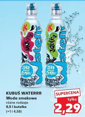 Woda smakowa, różne rodzaje promocja w Kaufland