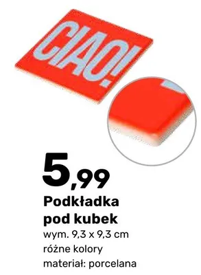Podkładka pod kubek promocja w Bricomarche