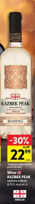 Wino Kazbek Peak promocja w Intermarche
