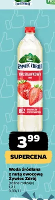 Woda źródlana z nutą owocową Żywiec Zdrój promocja w Netto