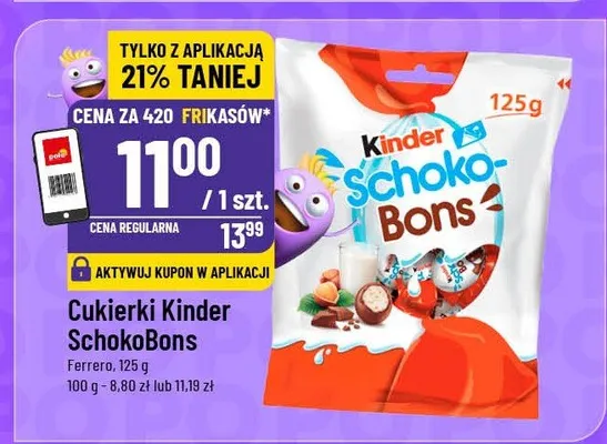 Cukierki Kinder SchokoBons promocja w POLOmarket