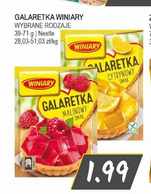 Galaretka o smaku cytrynowym Winiary promocja w Słoneczko