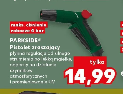 Pistolet zraszający Parkside promocja w Kaufland