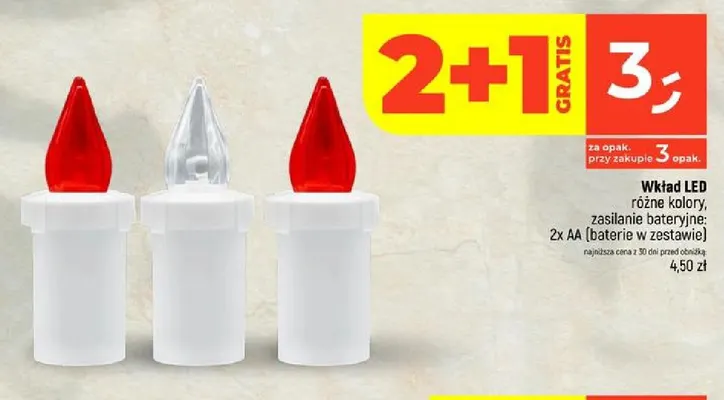 Wkład LED promocja w Dealz