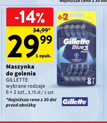 Maszynka do golenia Gillette promocja w Intermarche