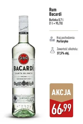 Rum Bacardi promocja w Aldi