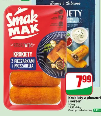 Krokiety z pieczarkami i serem SmakMAK promocja w Dino