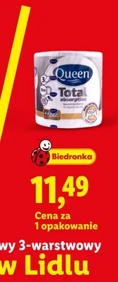 Ręcznik kuchenny Queen Total Absorption 3-warstwowy promocja w Lidl