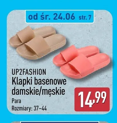 Klapki basenowe męskie UP2FASHION promocja w Aldi