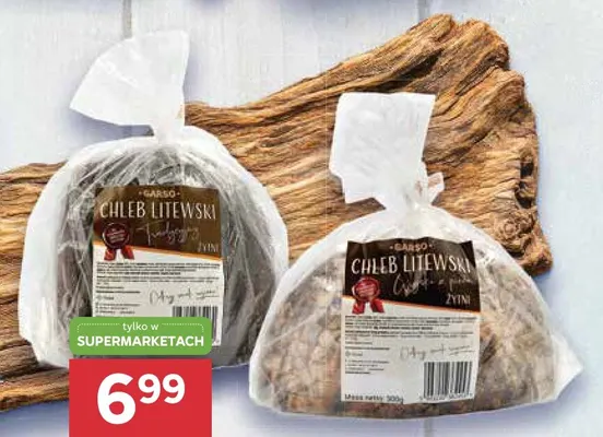 Chleb litewski wiejski Garso promocja w Stokrotka