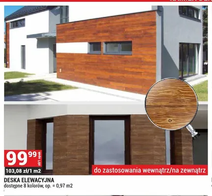 Deska elewacyjna promocja w Merkury Market