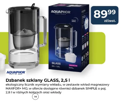 Dzbanek szklany Glass promocja w PSB Mrówka