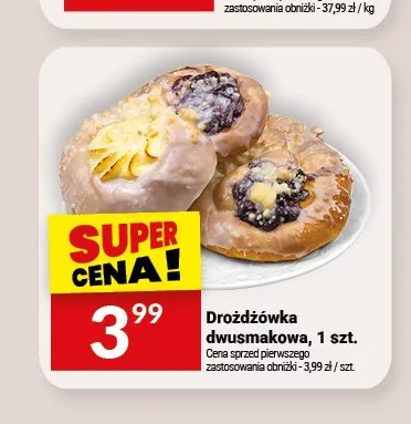 Drożdżówka dwusmakowa Białecki promocja w Twój Market