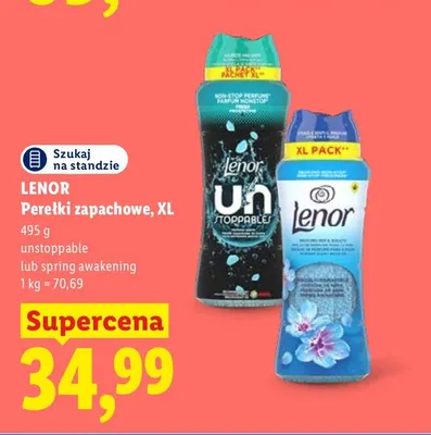 Perełki zapachowe Lenor Spring Awakening XL promocja w Lidl