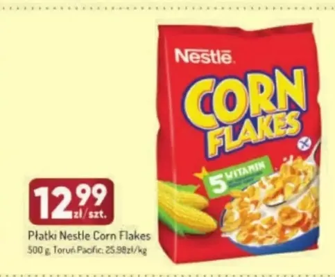 Płatki kukurydziane Nestle Corn Flakes promocja w Avita