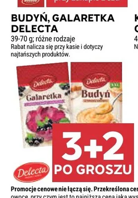 Budyń Delecta promocja w Stokrotka