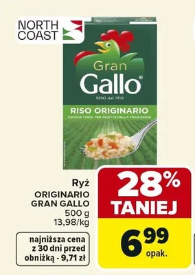 Ryż Originario Gran Gallo promocja w Carrefour