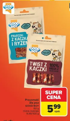 Przysmaki dla psa Good Boy promocja w Carrefour